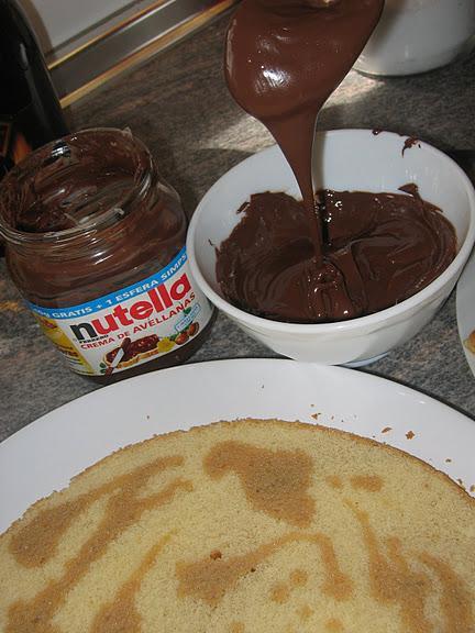 Torta de avellanas tipo Rocher