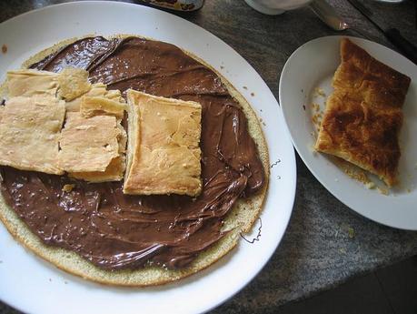 Torta de avellanas tipo Rocher