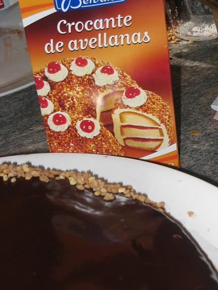 Torta de avellanas tipo Rocher