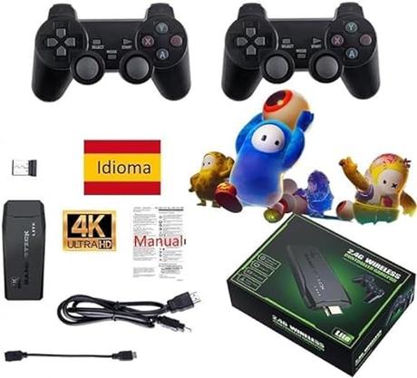 El Mejor 10 snes mini de 2024: La Elección de los Especialistas Consola Retro. Consola de Videojuegos Retro con 9 emuladores, más de 20,000 Juegos, Salida HDMI 4K y Controlador inalámbrico de 2.4 GHz para conectar a la TV y Jugar