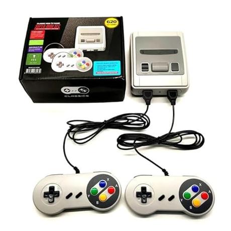 El Mejor 10 snes mini de 2024: La Elección de los Especialistas Consola Retro Retro Classic De Juegos Clásicos Vintage 620 Juegos Mini Consola de Juegos Retro para Niños y Adultos Salida AV +2 Mandos