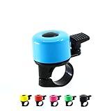 Timbre DE Bicicleta Infantil CRAZY SAFETY | Timbre Resistente a la Intemperie con Sonido Claro para Bicicletas | Fácil de Usar | Apta para diestros o Zurdos | Timbre de Bicicleta para niños (Azul)