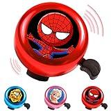 YOUYIKE Rojo Timbre Bicicleta, Timbre Bicicletas Infantil, Timbre De Bicicleta para Niñas, Campana De Bicicleta con Sonido Fuerte Y NíTido para Niños para Bocina Bicicleta Infantil