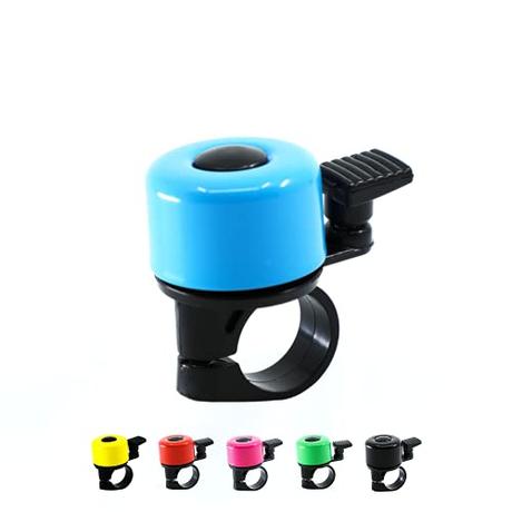 Timbre DE Bicicleta Infantil CRAZY SAFETY | Timbre Resistente a la Intemperie con Sonido Claro para Bicicletas | Fácil de Usar | Apta para diestros o Zurdos | Timbre de Bicicleta para niños (Azul)