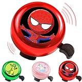Timbre Bicicletas Infanti, Rojo Bocina Bicicleta, Campana de Bicicleta con Sonido Fuerte, Accesorios de Ciclismo, Timbre Bici Chico Chica para Bocina Bicicleta Infantil, Bicicletas Sin Pedales, VTT
