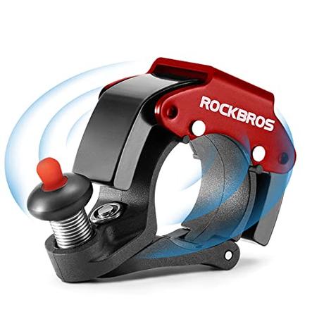 ROCKBROS Timbre Bicicleta Mini Campana Aleación de Aluminio para Manillar 22.2mm Accesorio de Bicicleta para MTB Carretera Bici Plegable Ebike