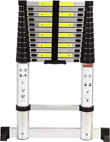 Escalera Telescópica Aluminio 11 Escalones 3,2m Treppe