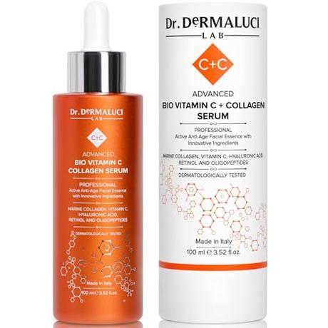 Serum Vitamina C Facial Colageno Acido Hialuronico Retinol BIO 100ML | Aloe Vera Oligopéptido | Anti-edad Antioxidante Iluminador Equilibrante Sebo |Cosméticos Naturales |Cuidado de la Piel