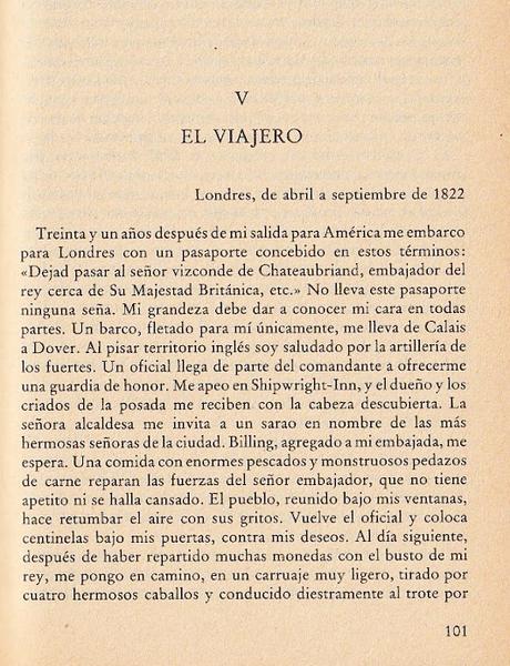 CHATEAUBRIAND LLEGA A LONDRES (1793, 1822)