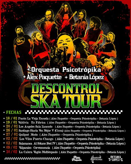 Alex Paquette, la Orquesta Psicotrópika y Betania López se unen para una icónica gira en diversas regiones de Chile 14495900-4a6d-7c02-5e3d-455273a4efa4