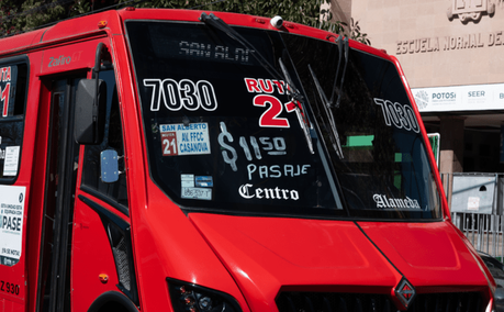 Aumento en la tarifa del camión urbano en San Luis Potosí