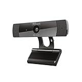 Trust Gaming GXT 1160 Vero Webcam Full HD, 1920 x 1080, Enfoque Fijo, 30 FPS, Micrófono Integrado, Balance de Blancos Automático, Cámara Web USB para Skype, Youtube, Twitch y Streaming – Negro