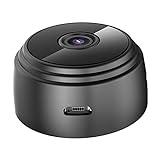 Nuevo movimiento 2023 detecta A9 Night Cam 1080 p Cámara HD WiFi inalámbrica Webcam Track Ir5 Head Tracking, Negro, Talla única