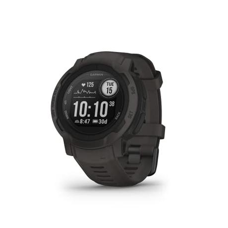 Garmin Instinct 2, Reloj Inteligente con GPS Resistente al Agua, Funciones Deportivas, Pulsioximetría, Puntuación de Sueño y Notificaciones del Smartphone, Negro