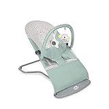 ms Hamaca para Bebé Lullaby - Plegable Y Portatil 2 En 1 Mecedora Y Silla Verde