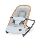 Maxi-Cosi Kori Hamaca bebé ergonómica, hamaca mecedora bebe con movimiento natural, reclinable, plegable y portátil, para bebés 0-9 kg, Essential Grey