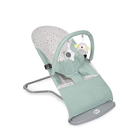 ms Hamaca para Bebé Lullaby - Plegable Y Portatil 2 En 1 Mecedora Y Silla Verde