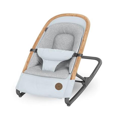 Maxi-Cosi Kori Hamaca bebé ergonómica, hamaca mecedora bebe con movimiento natural, reclinable, plegable y portátil, para bebés 0-9 kg, Essential Grey