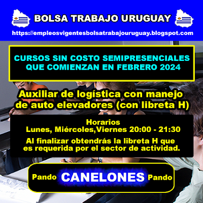 Auxiliar de logística con manejo de auto elevadores (con libreta H) Auxiliar de logística con manejo de auto elevadores (con libreta H)