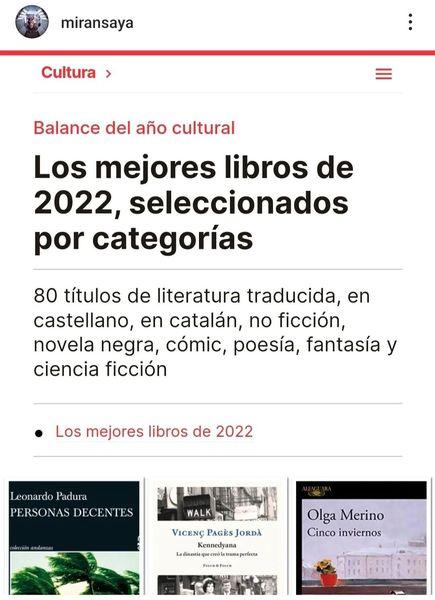 MARE / MADRE en los Mejores libros del 2023 según El Periódico MARE / MADRE en los Mejores libros del 2023 según El Periódico