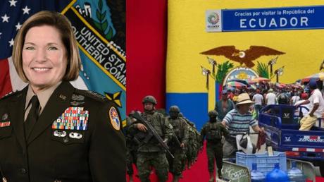 EEUU aprovecha la crisis en Ecuador y envía a la jefa del Comando Sur para “combatir el crimen organizado”