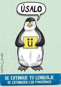 Cómo configurar la U con diéresis y cómo escribir diacríticos en el teclado.