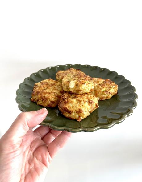 Tortitas de patata con calabacin y queso