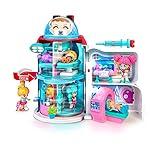 Pinypon - Socorro Hospital, edificio circular rotatorio con 6 salas, muchos accesorios de cuidados y detalles como incubadora o escáner con luz, incluye 1 figura de Doctora, + 4, FAMOSA (700016653)