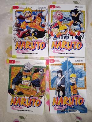 Naruto (Tomos I-IV), de Masashi Kishimoto Naruto (Tomos I-IV), de Masashi Kishimoto