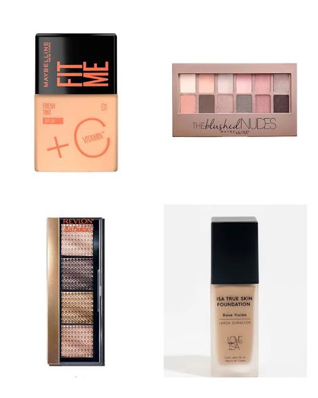 Tips maquillaje luminoso Productos precio sombras rosas bases luminosas Maybelline Revlon