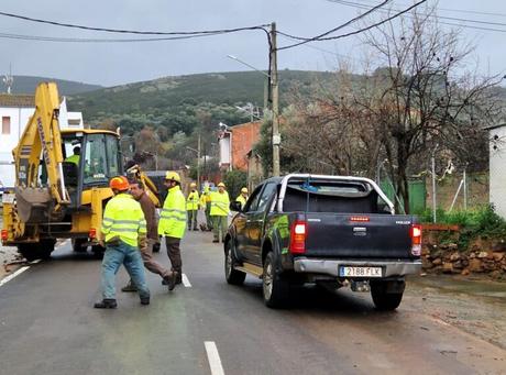 La borrasca ‘Irene’ deja 30 litros por m2, desprendimientos e inundaciones en Arroba de los Montes (Ciudad Real)