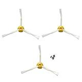 MIRTUX Reemplazo de Pack de 3 cepillos Laterales Compatible con Roomba 500, 600 y 700. Kit de 3 aspas astas. Repuestos de máxima Calidad
