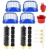Isincer 14 Pcs Accesorios de Repuesto para iRobot Roomba Serie 600 605 615 616 620 621 630 635 650 652 660 665 680 690 695, Cepillos y filtros de Repuesto con Tornillos para Robot Aspirador