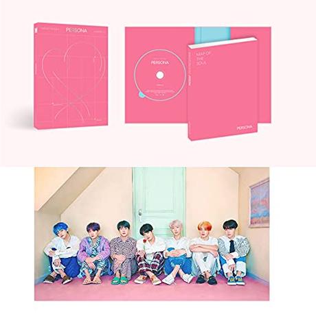 Big Hit Entertainment BTS MAP of The Soul - Álbum personal (versión 3, CD, póster, foto, mini libro, tarjeta postal, película fotográfica extra BTS 6 fotos de doble cara y pegatina con logotipo)