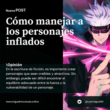 Cómo manejar a los personajes inflados