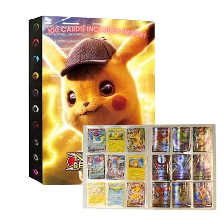 MAGIC SELECT Álbum para 432 Cartas, Libro con fundas de plástico para tarjetas o cromos, Ilustraciones de personajes, álbum para tarjetas