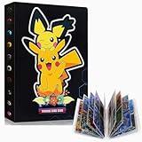 Album para Pokemon Cartas, Álbum almacenamiento de Cartas Coleccionables, Album Cromos, Carpeta de Tarjetas, 30 páginas 240 Tarjetas Capacidad