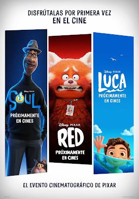 Tres películas de Disney y Pixar llegarán a los cines de España por primera vez en 2024: Soul (2020), Luca (2021) y Red (2022)