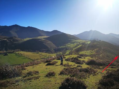 Dolmen de Merillés desde Tuña