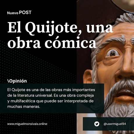 El Quijote, una obra cómica