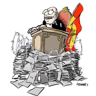 De la boca muda que pronuncia la ley