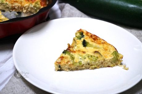 Quiche de verduras sin masa