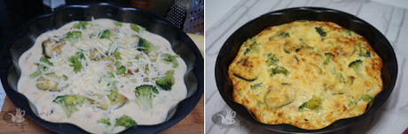 Quiche de verduras sin masa Quiche de verduras sin masa