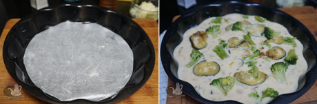 Quiche de verduras sin masa Quiche de verduras sin masa