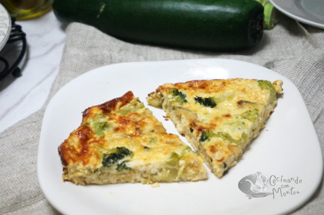 Quiche de verduras sin masa Quiche de verduras sin masa