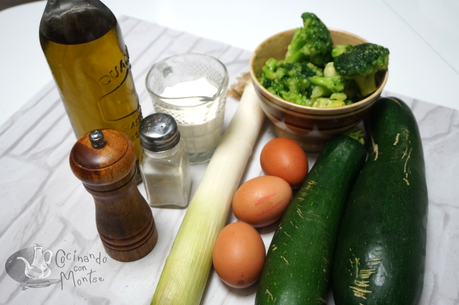 Quiche de verduras sin masa Quiche de verduras sin masa