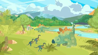 'Dudes' y dinosaurios por Paul Picard