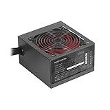 Mars Gaming MPIII650, Fuente Alimentación PC ATX 650W, 5 Años Garantía, Tecnología Silenciosa AI-RPM, 85% Eficiencia, Negro