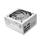 Mars Gaming MPZE750M, Fuente Alimentación Full Modular 750W ATX, 10 Años Garantía, 80Plus Silver +87% Eficiencia, Ventilador 140mm FDB con Tecnología AI-RPM, Condensadores Japoneses 105º, Blanco