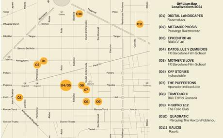 Llum BCN 2024, las instalaciones y los eventos que no te puedes perder off llum bcn programa